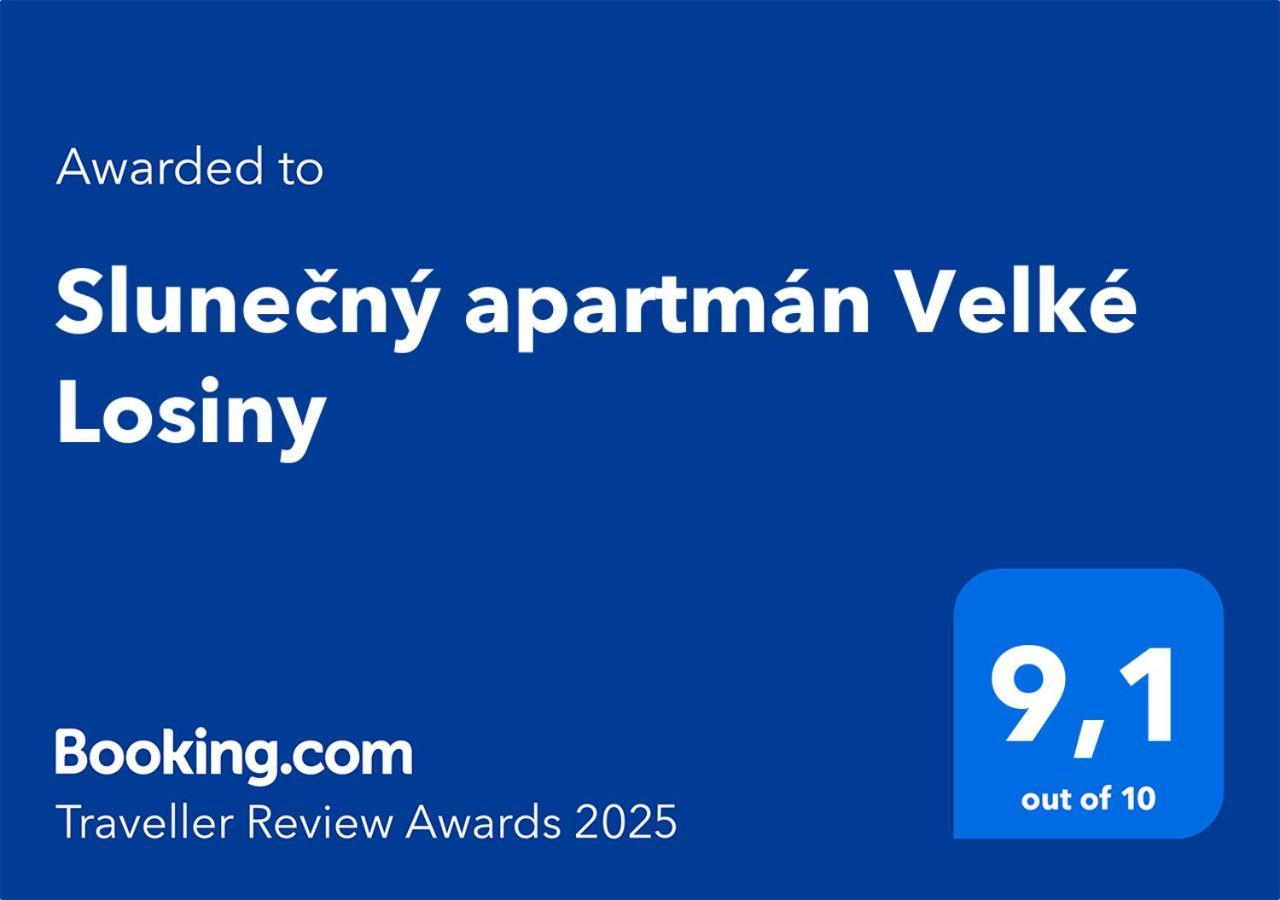 Slunecny Apartman Velké Losiny Eksteriør bilde